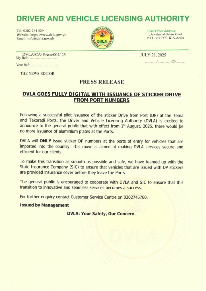 DVLA goes fully digital with sticker-only ‘Drive from Port’ numbers from August 1 1